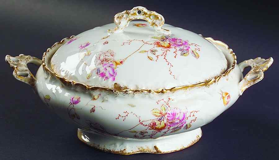 LSS199 Round Covered Vegetable by Lazarus Straus & Sons-1