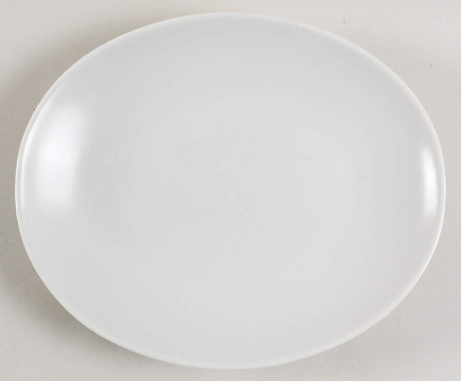 Rso Brights Frost White (Oval) Salad Plate by Lindt-Stymeist-1