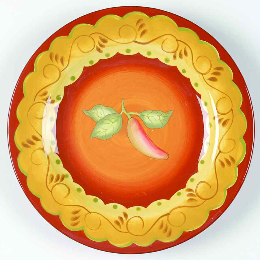 Santa Fe Salad Plate by Laurie Gates-1