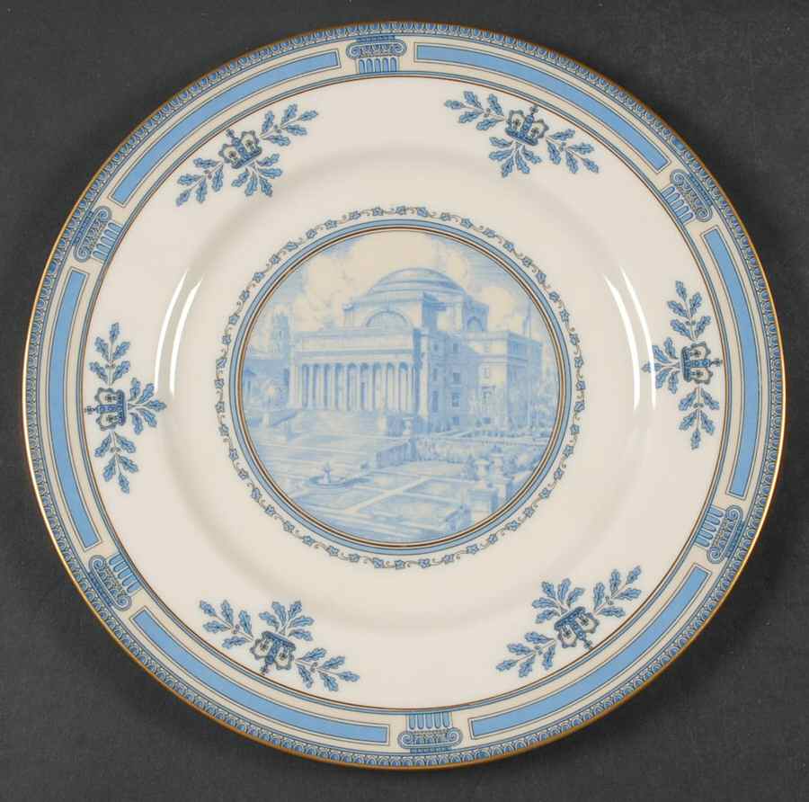 Columbia University Blue Dinner Plate by Lenox-1