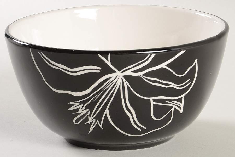 Antilles Black Soup/Cereal Bowl by Laurie Gates-1