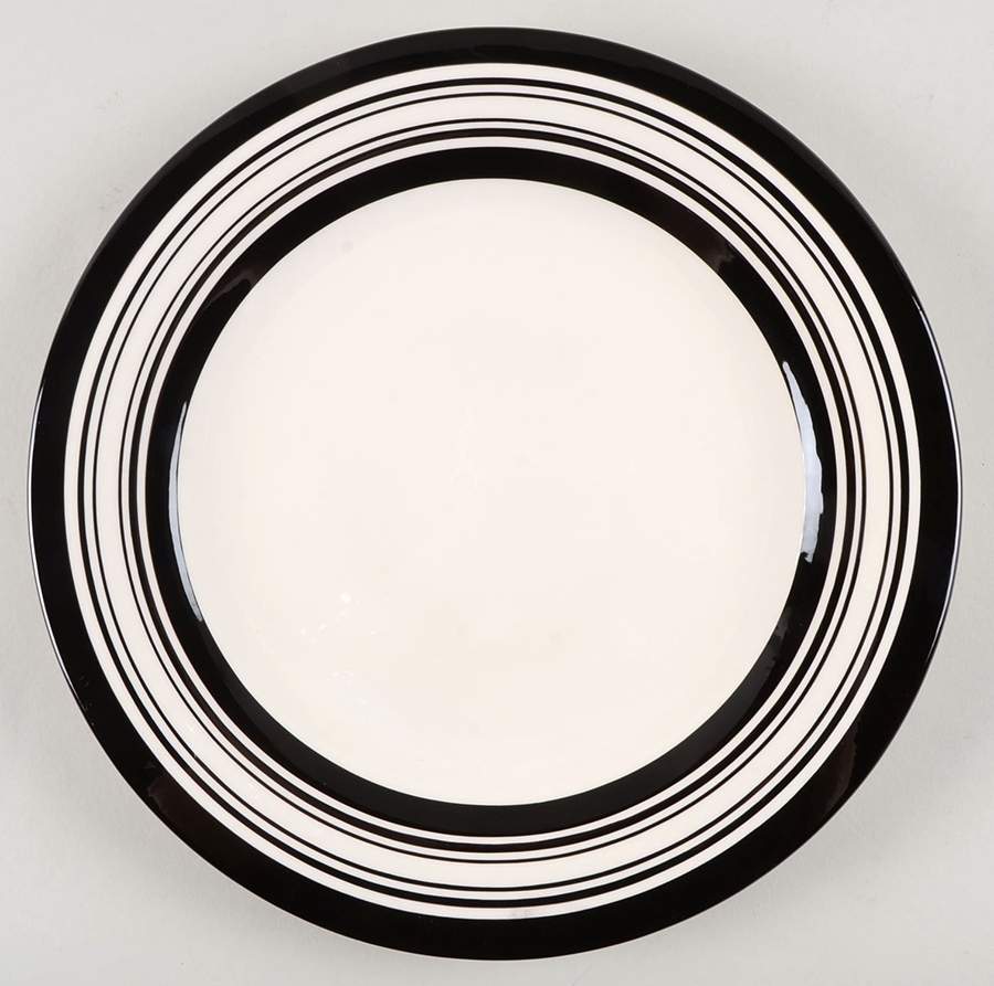 Antilles Black Dinner Plate by Laurie Gates-1