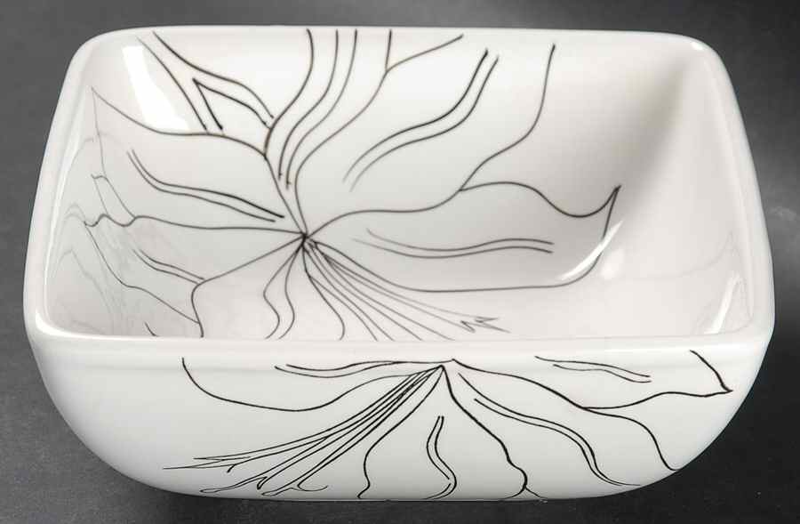 Antilles White Square Soup/Cereal Bowl by Laurie Gates-1