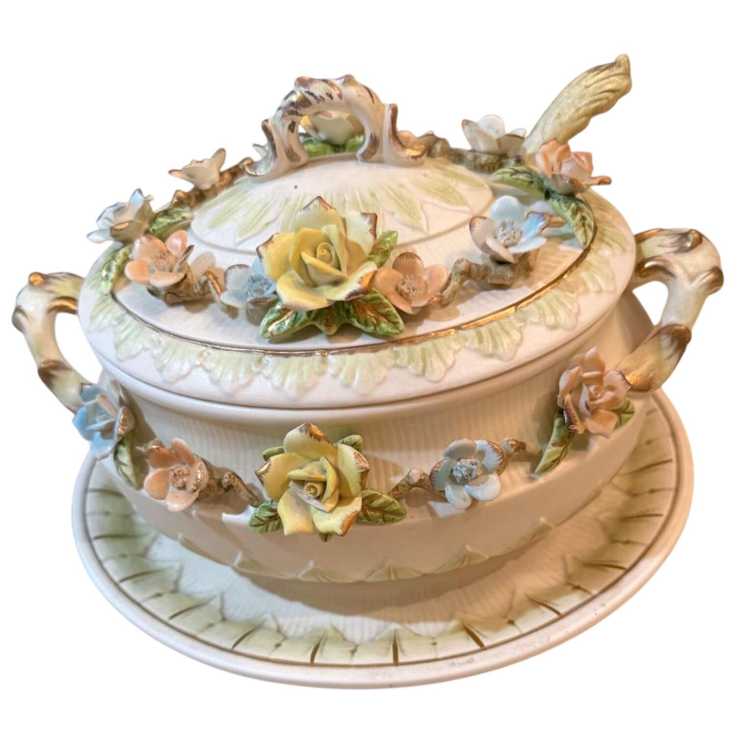 7004 Tureen & Lid w/Ladle & Underplate by Lenwile-Ardalt-1