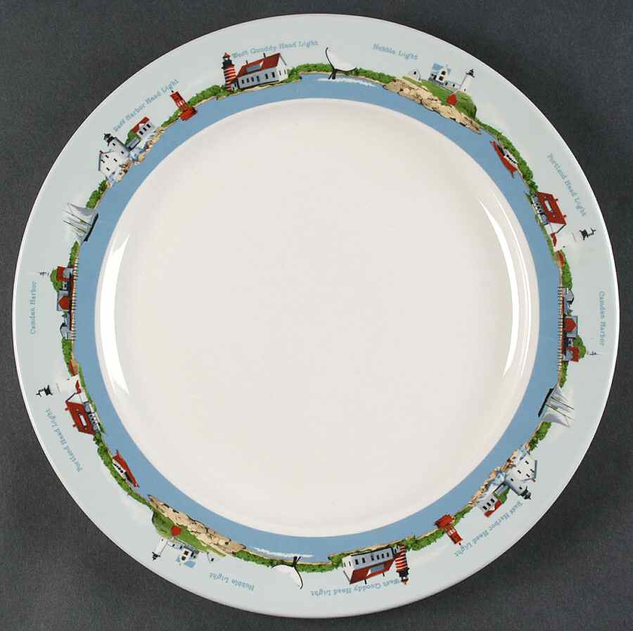 Vacationland Dinner Plate by LL Bean-1