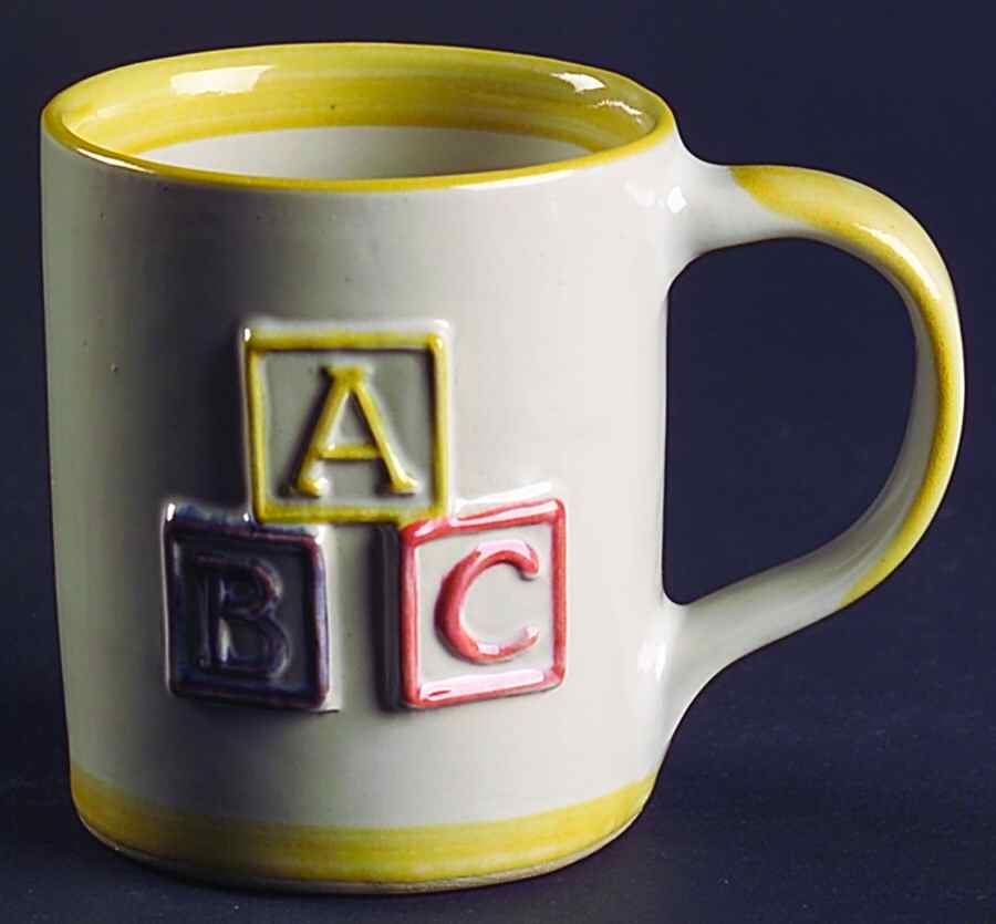 Embossed Abc Child's Mug by Louisville-1