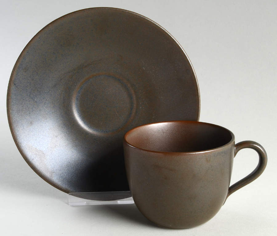 Chocolate Flat Cup & Saucer Set by Lindt-Stymeist-1