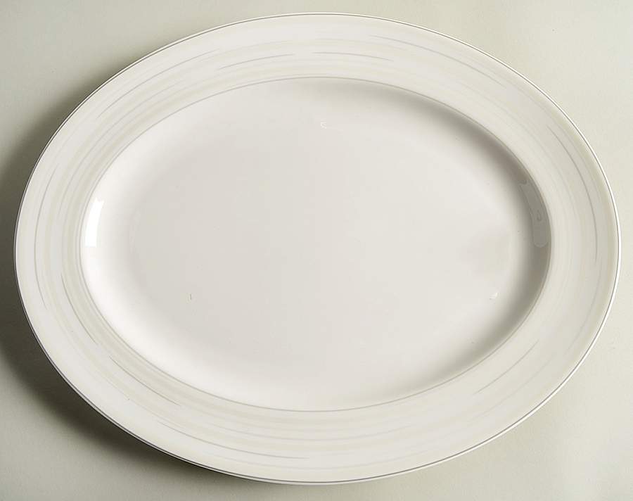 Glimmer 16" Oval Serving Platter by Lenox-1
