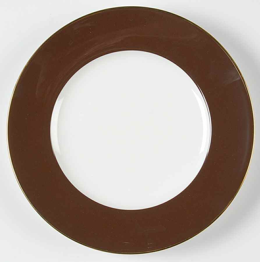 Cordell Place Chocolate Accent Luncheon Plate by Lenox-1