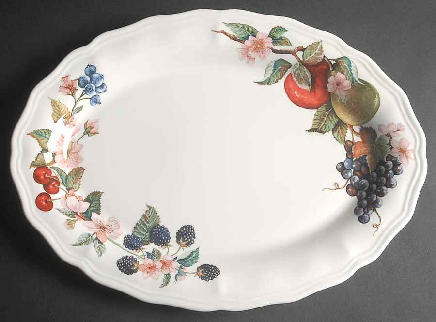 Spring Harvest 16" Oval Serving Platter by Lenox-1