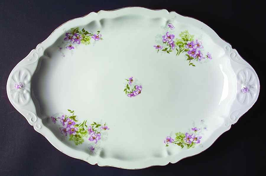LSS205 17" Oval Serving Platter by Lazarus Straus & Sons-1