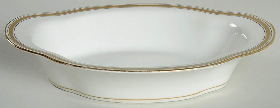 LNT296 9" Oval Vegetable Bowl by Lanternier-1