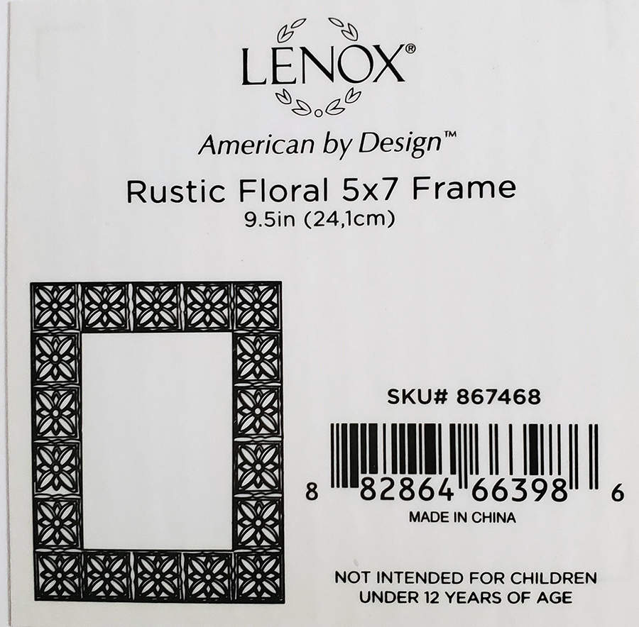 Portrait Gallery (All Occasion) Frame-Holds 5" X 7" by Lenox-1