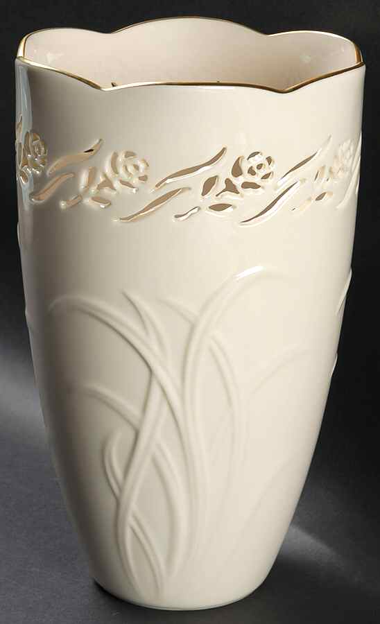 Pierced Rose 9" Vase by Lenox-1