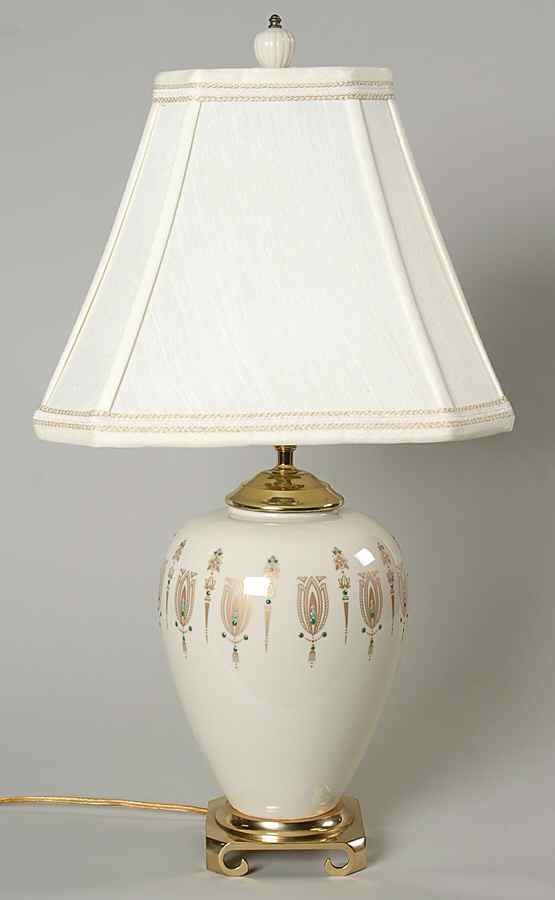 Jeweled Elegance Collection 22" Electric Lamp & Shade by Lenox-1