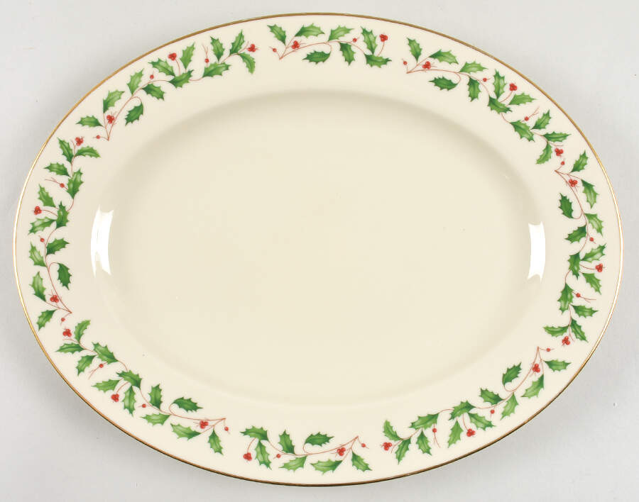 L144 13" Oval Serving Platter by Lenox-1