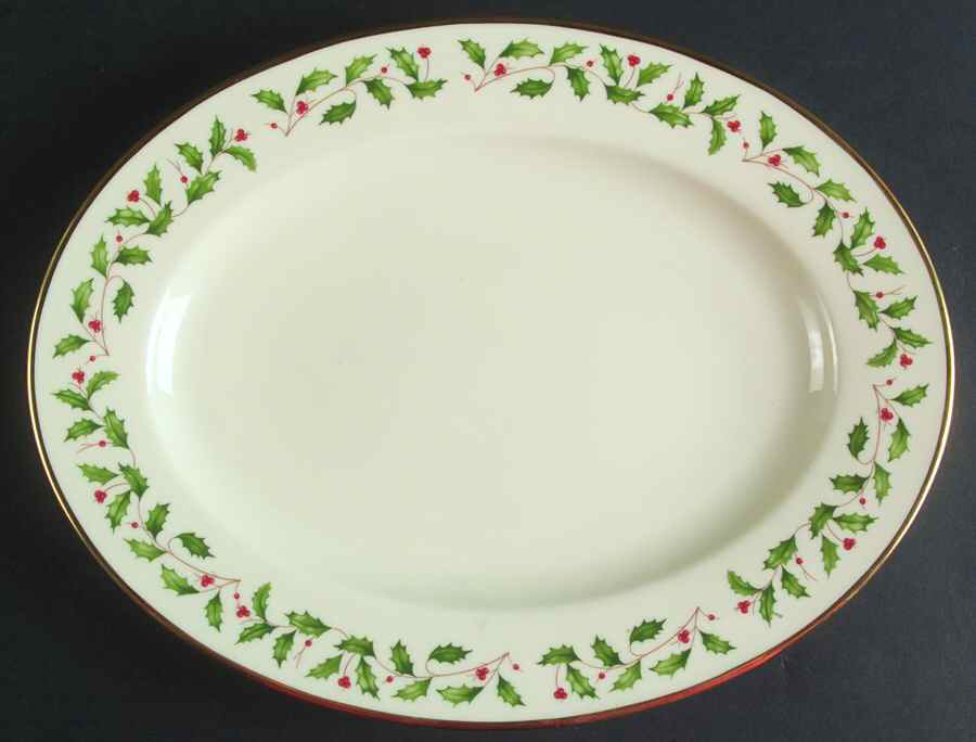L144 13" Oval Serving Platter by Lenox-1