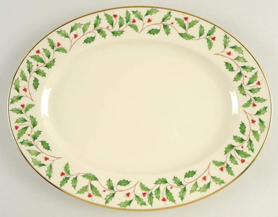 L144 13" Oval Serving Platter by Lenox-1