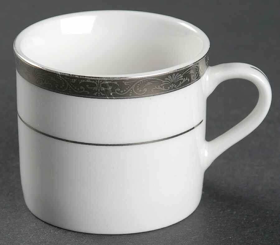 Oralia Platinum Espresso Cup by Lynn's China-1