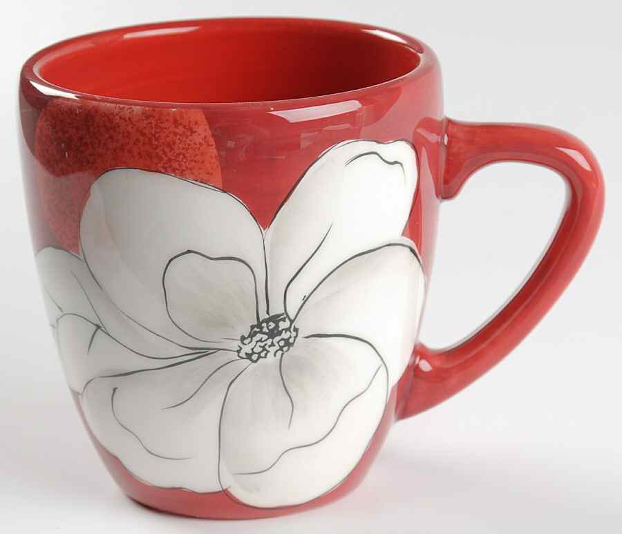 Regency Red Mug by Laurie Gates-1