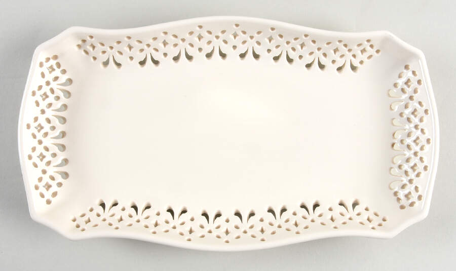 Dunham 9" Pierced Sandwich Tray by Ralph Lauren China-1