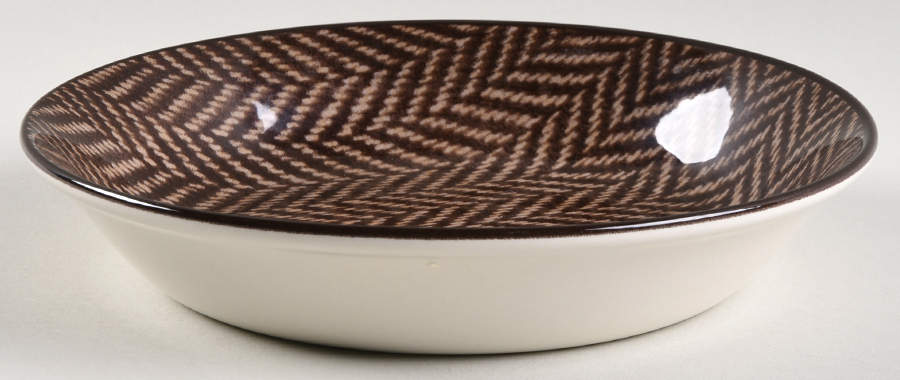 Ethan Herringbone Coupe Soup Bowl by Ralph Lauren China-1