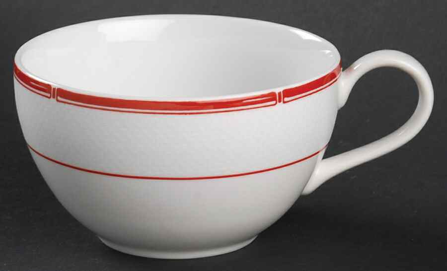Red Pagoda Flat Cup by Ralph Lauren China-1