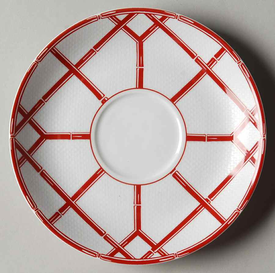 Red Pagoda Saucer by Ralph Lauren China-1