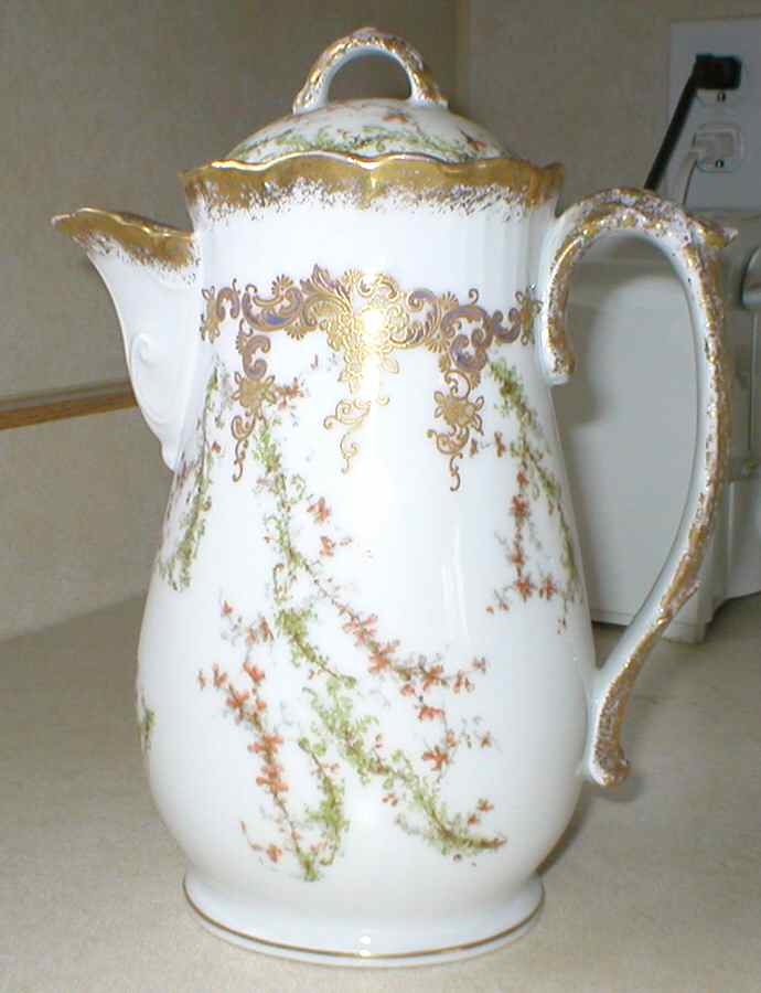 LSS211 Chocolate Pot & Lid by Lazarus Straus & Sons-1