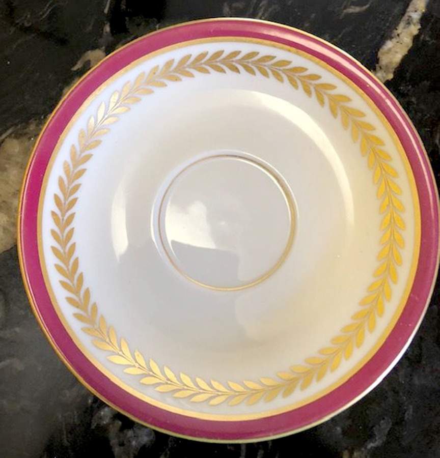 Orleans Maroon Saucer by Lenox-1