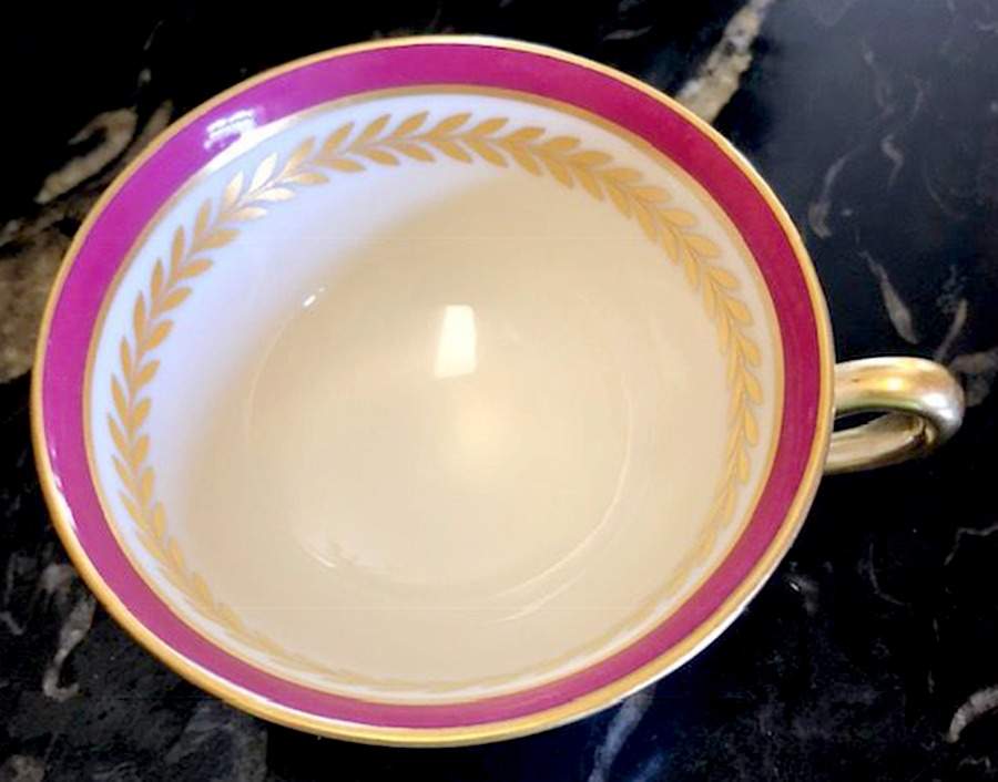 Orleans Maroon Footed Cup by Lenox-1