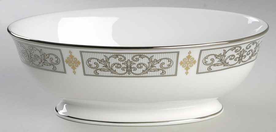 Antiquity 9" Oval Vegetable Bowl by Lenox-1