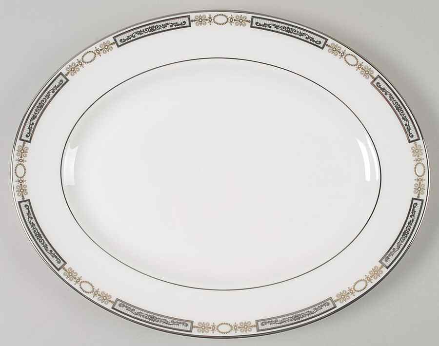 Antiquity 13" Oval Serving Platter by Lenox-1