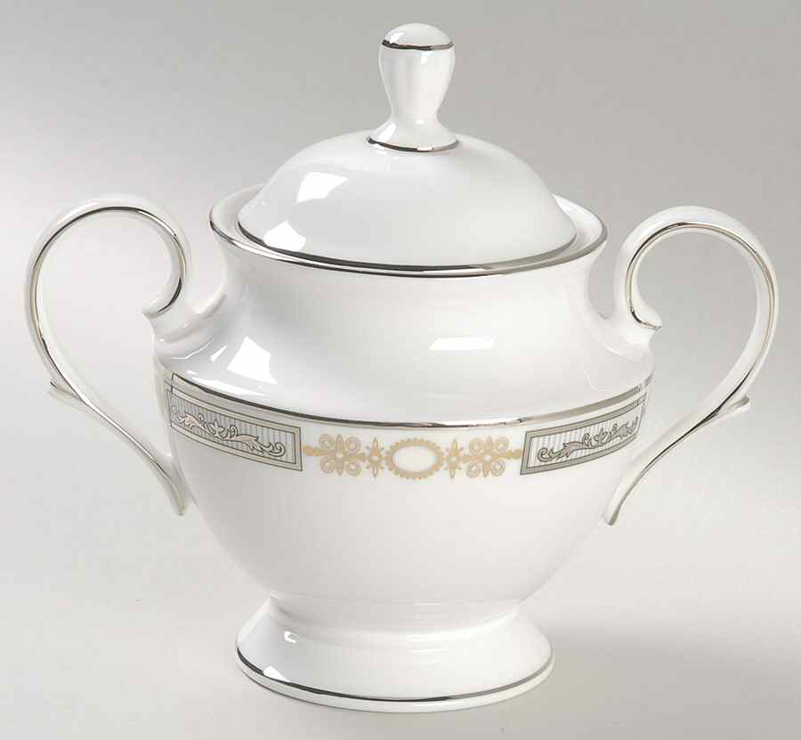 Antiquity Sugar Bowl & Lid by Lenox-1