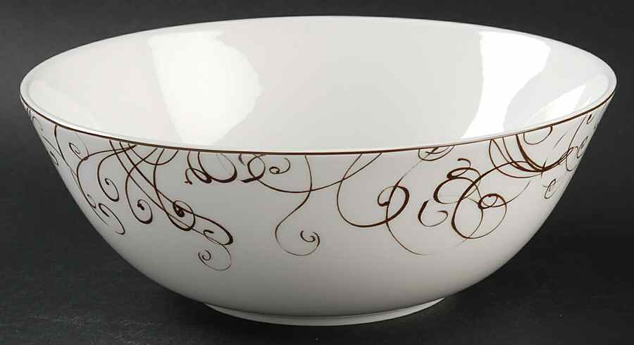 Chocolate 9" Round Serving Bowl by Lenox-1