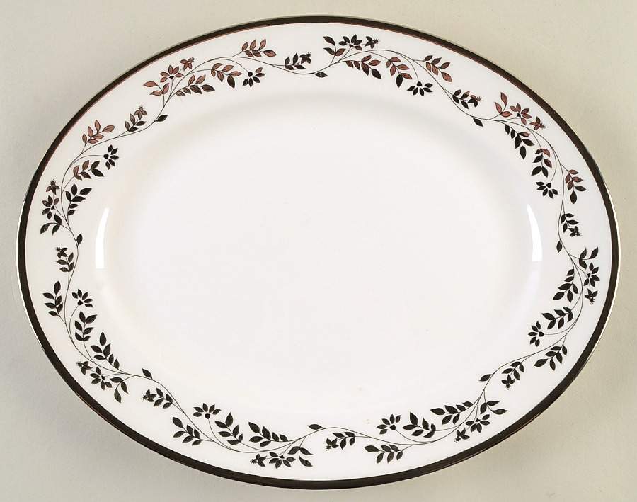 Jonquil 13" Oval Serving Platter by Lenox-1