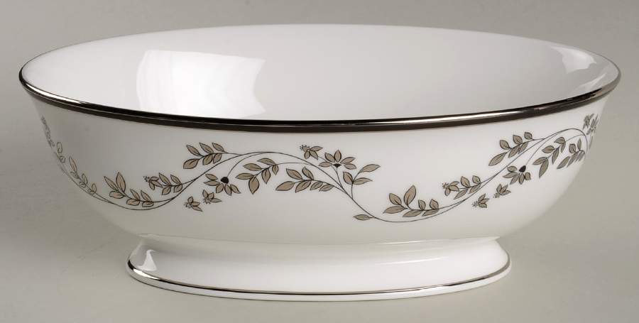 Jonquil 9" Oval Vegetable Bowl by Lenox-1