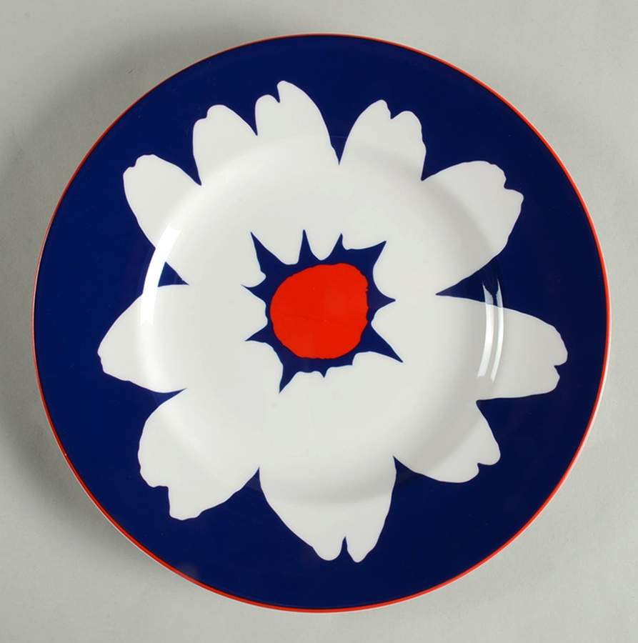 Belleville Pond Accent Luncheon Plate by Lenox-1