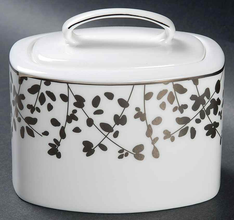 Gardner Street Platinum Sugar Bowl & Lid by Lenox-1