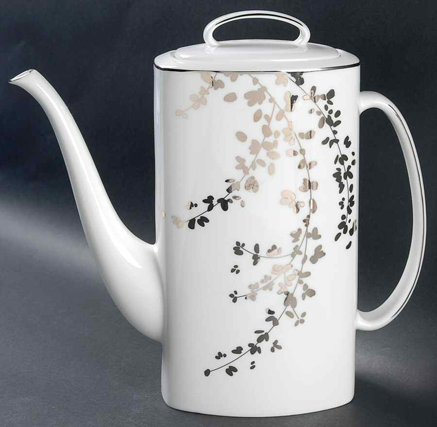 Gardner Street Platinum Coffee Pot & Lid by Lenox-1