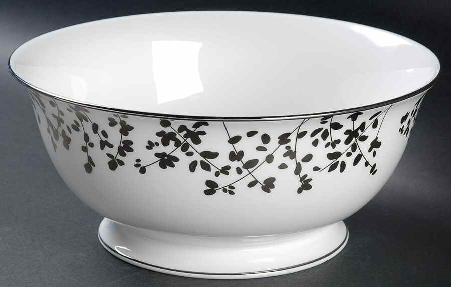 Gardner Street Platinum 8" Round Serving Bowl by Lenox-1
