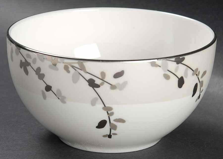 Gardner Street Platinum Dessert Bowl by Lenox-1