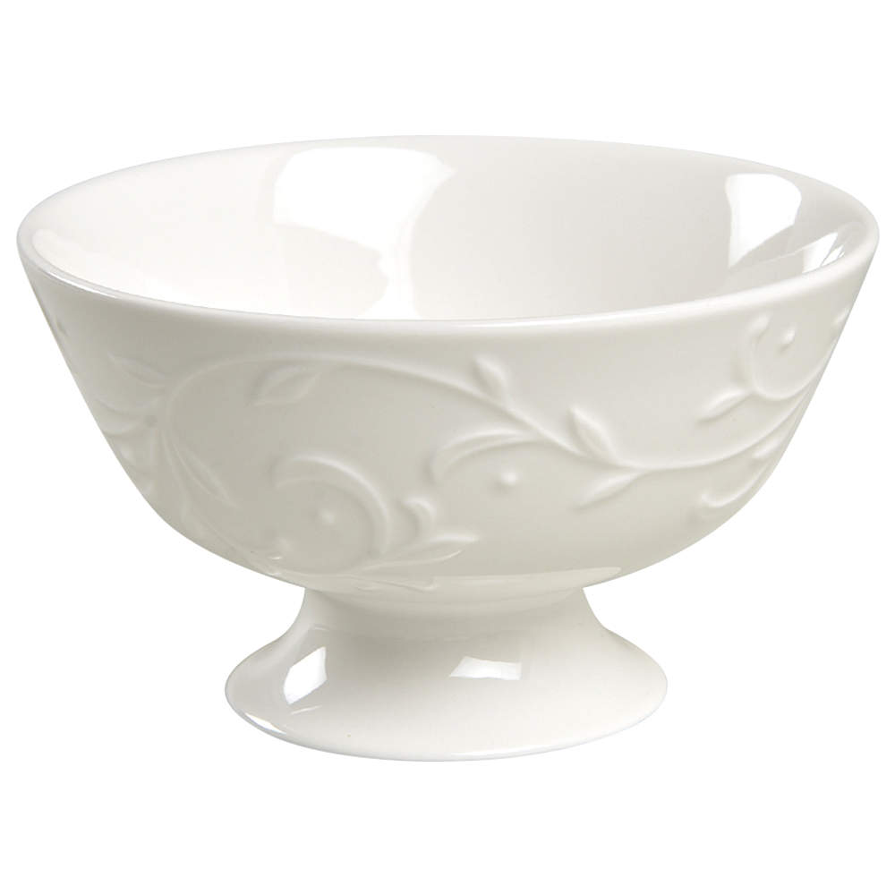 Opal Innocence Carved Footed Dessert Bowl by Lenox-1