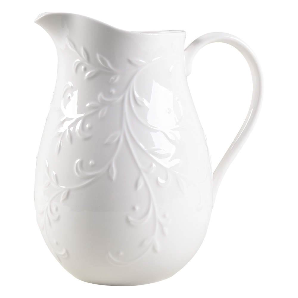 Opal Innocence Carved 80 Oz Pitcher by Lenox-1