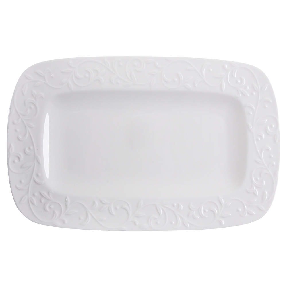 Opal Innocence Carved Hors d'Oeuvre Tray by Lenox-1