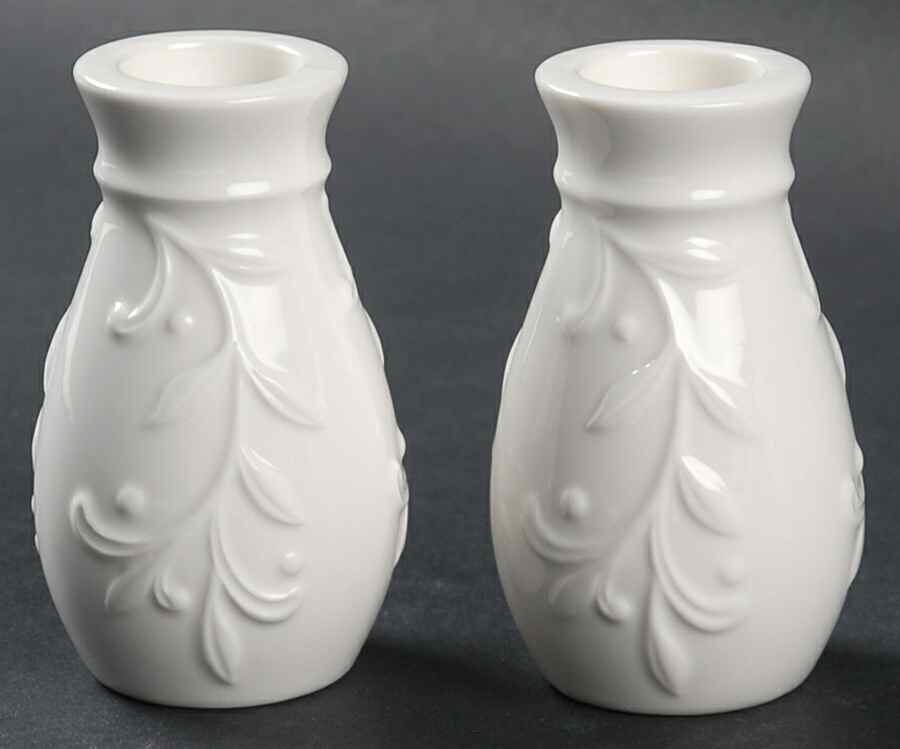 Opal Innocence Carved 3" Candlestick - Set of 2 by Lenox-1