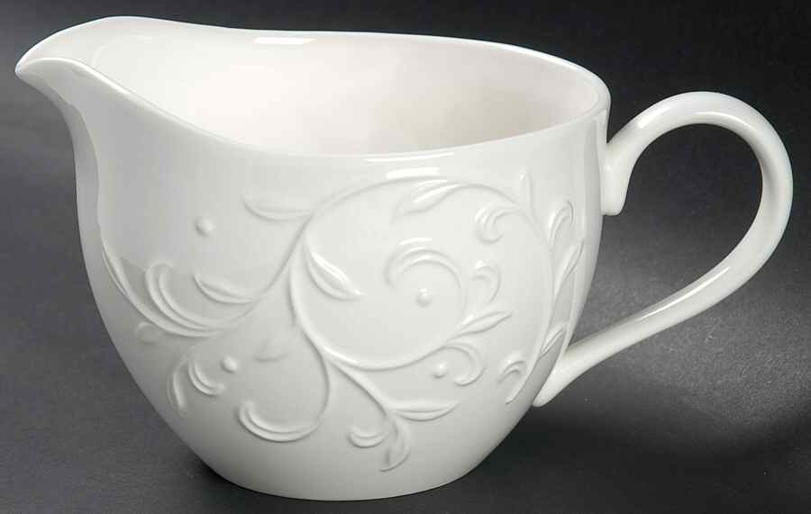Opal Innocence Carved Open Sauce Boat by Lenox-1