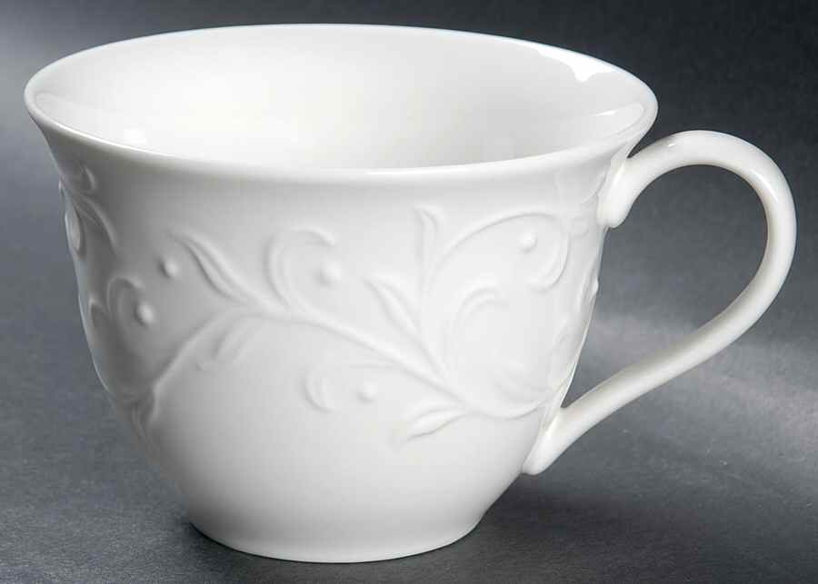 Opal Innocence Carved Flat Cup by Lenox-1