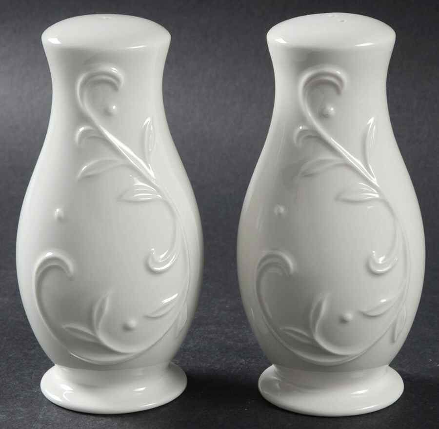 Opal Innocence Carved Salt & Pepper Set by Lenox-1