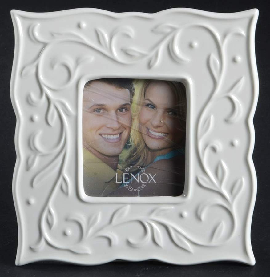 Opal Innocence Carved Frame-Holds 3" X 3" by Lenox-1